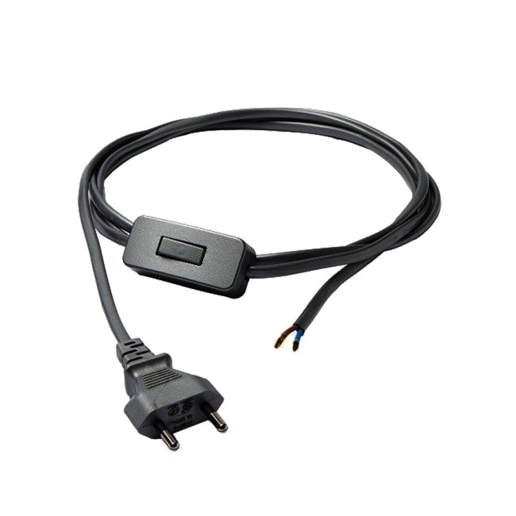 Przewód do lampy z przełącznikiem CAMELEON CABLE WITH SWITCH czarny 1,5m 8611 NOWODVORSKI Lighting Premium
