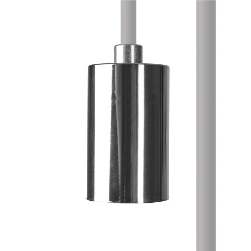 Przewód do lampy wiszącej CAMELEON CABLE E27 biały-chrom 5m 8644 NOWODVORSKI Lighting Premium