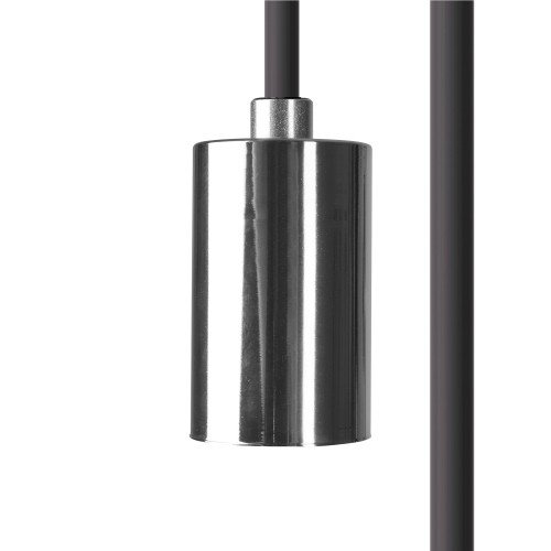 Przewód do lampy wiszącej CAMELEON CABLE E27 czarny-chrom 1,5m 8658 NOWODVORSKI Lighting Premium