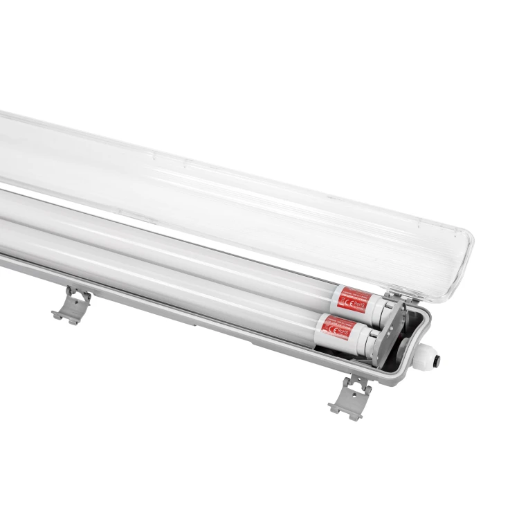 LIMEA LED TUBE SLIM HERMETYK G13 2x60 250V IP65 710x90x63 mm szary SLI028014_SLIM SPECTRUM LED