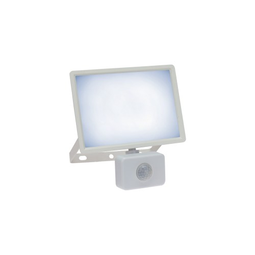 NOCTIS LUX 3 Naświetlacz 30W CW 230V IP44 150x190x53mm biały czujnik ruchu PIR SLI029054CW_CZUJNIK_PW SPECTRUM LED