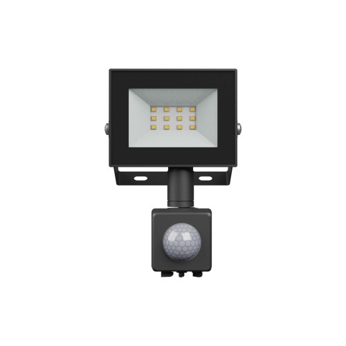 NOCTIS LUX 4 Naświetlacz 10W NW 230V IP44 94x150x53mm czarny czujnik ruchu PIR SLI029070NW_CZUJNIK_PW SPECTRUM LED