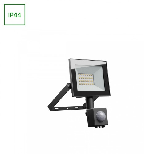 NOCTIS LUX 4 Naświetlacz 20W CW 230V IP44 116x174x53mm czarny czujnik ruchu PIR SLI029071CW_CZUJNIK_PW SPECTRUM LED