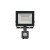 NOCTIS LUX 4 Naświetlacz 20W CW 230V IP44 116x174x53mm czarny czujnik ruchu PIR SLI029071CW_CZUJNIK_PW SPECTRUM LED