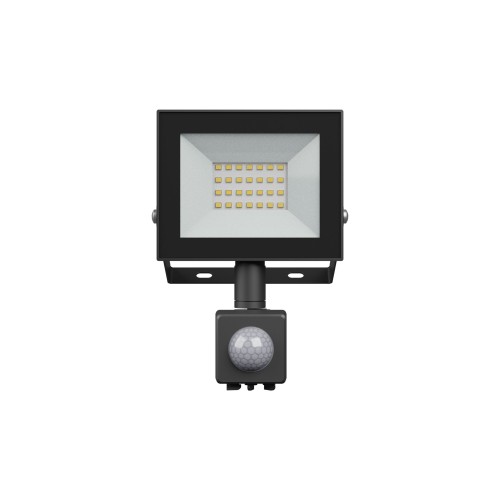 NOCTIS LUX 4 Naświetlacz 20W WW 230V IP44 116x174x53mm czarny czujnik ruchu PIR SLI029071WW_CZUJNIK_PW SPECTRUM LED
