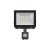 NOCTIS LUX 4 Naświetlacz 30W WW 230V IP44 141x185x53mm czarny czujnik ruchu PIR SLI029072WW_CZUJNIK_PW SPECTRUM LED