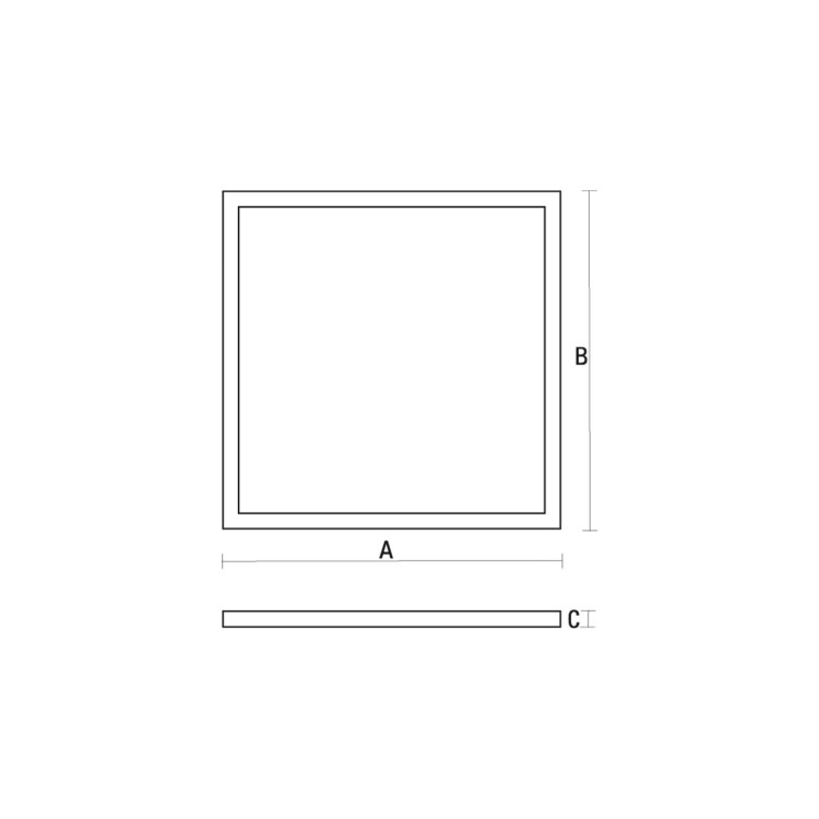 ALGINE panel 45W NW 230V 120st IP20 IK06 600x600x10mm biały UGR<19 5 Lat Gwarancji SLI035038NW SPECTRUM LED
