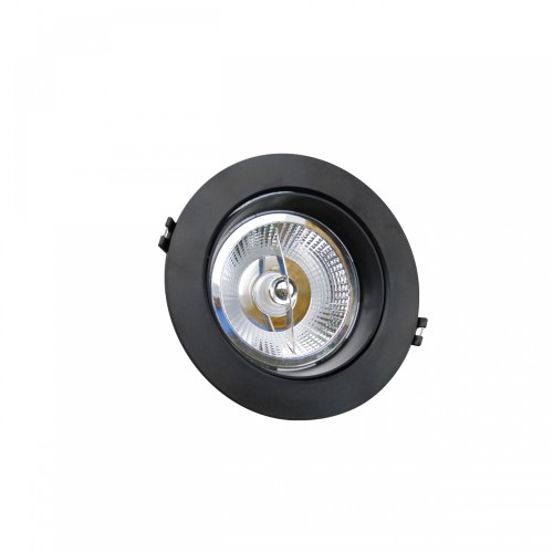 MDD MAXI PC UNO ROUND AR111 GU10 X 1 IP20 FI165x41mm czarny SLIP002015 SPECTRUM LED