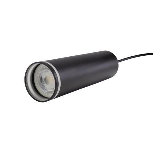 MADARA MINI RING GU10 ZWIS na Szynoprzewód 3F 230V IP20 fi55*200mm czarny kabel 1m SLIP003021 SPECTRUM LED