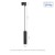 MADARA MINI RING GU10 ZWIS na Szynoprzewód 3F 230V IP20 fi55*200mm czarny kabel 1m SLIP003021 SPECTRUM LED