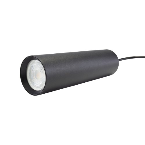 MADARA MINI II GU10 ZWIS BAZA 230V IP20 fi55*200 mm czarny kabel 1m SLIP003023 SPECTRUM LED