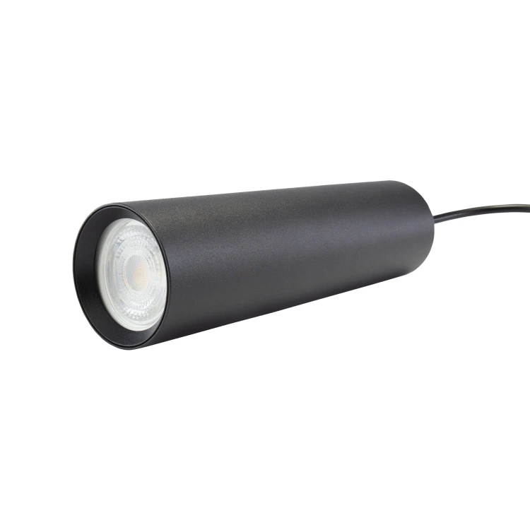 MADARA MINI II GU10 ZWIS BAZA 230V IP20 fi55*200 mm czarny kabel 1m SLIP003023 SPECTRUM LED