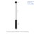 MADARA MINI II GU10 ZWIS BAZA 230V IP20 fi55*200 mm czarny kabel 1m SLIP003023 SPECTRUM LED