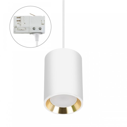 CHLOE GU10 MINI Natynkowa GU10 250V IP20 70x100mm biały, ŚRODEK ZŁOTY okrągła TRACK SLIP005015_TRACK SPECTRUM LED