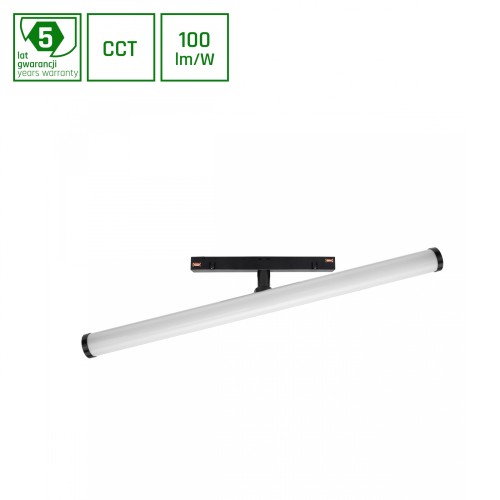 SYSTEM SHIFT CCT- BEAM REGULOWANA 28X400X75mm 12W 150ST czarny CCT SWITCH 5 Lat Gwarancji WLD+40007_CCT WOJNAROWSKI Lighting
