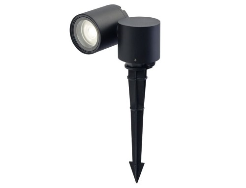 Lampa ogrodowa reflektorek ogrodowy wbijany TUBINGS M 8161 NOWODVORSKI Lighting GU10 Zewnętrzna Nowoczesna oprawa aluminium metalowa do ogrodu oświetlenie zewnętrzne drzewa krzewów gruntowa czarna Inspiracje Premium
