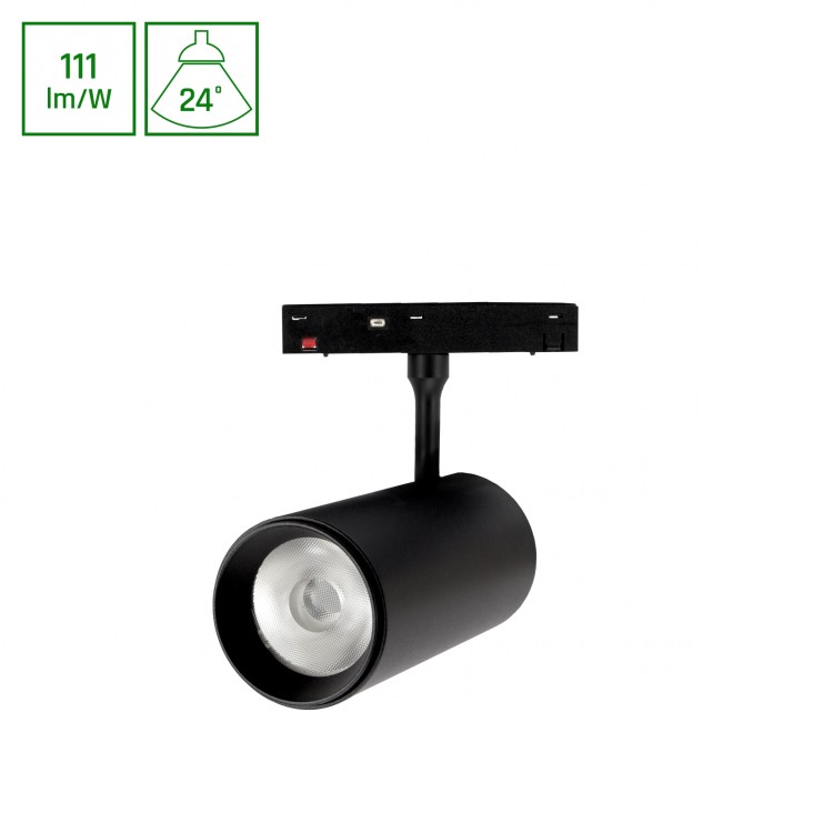 SYSTEM SHIFT BASIC - SPOT L Oprawa kierunkowa 55X120X180mm 20W 2700K czarny WLD+70022WW WOJNAROWSKI Lighting