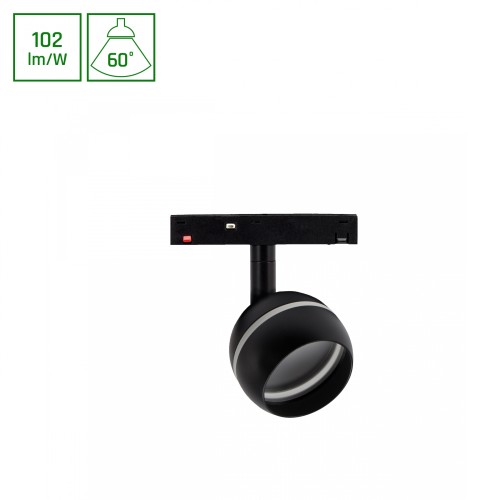 SYSTEM SHIFT BASIC - GLOBE RING Oprawa kula 90mm 10W 2700K czarny WLD+70032WW WOJNAROWSKI Lighting