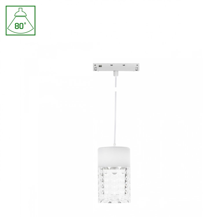 SYSTEM SHIFT BASIC - HANGIT CRYSTAL Oprawa ZWIS 55X110mm (1100mm WIRE) 7W 2700K biały WLD+70050WW WOJNAROWSKI Lighting