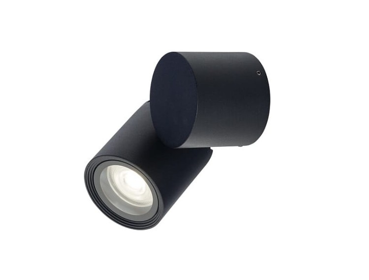 Lampa ogrodowa elewacyjna Kinkiet Zewnętrzny reflektorek ogrodowy ścienny TUBINGS S 8160 NOWODVORSKI Lighting Zewnętrzna Nowoczesna oprawa aluminium metalowa do ogrodu oświetlenie zewnętrzne tarasu podwórka ścienna gruntowa czarna Inspiracje Premium