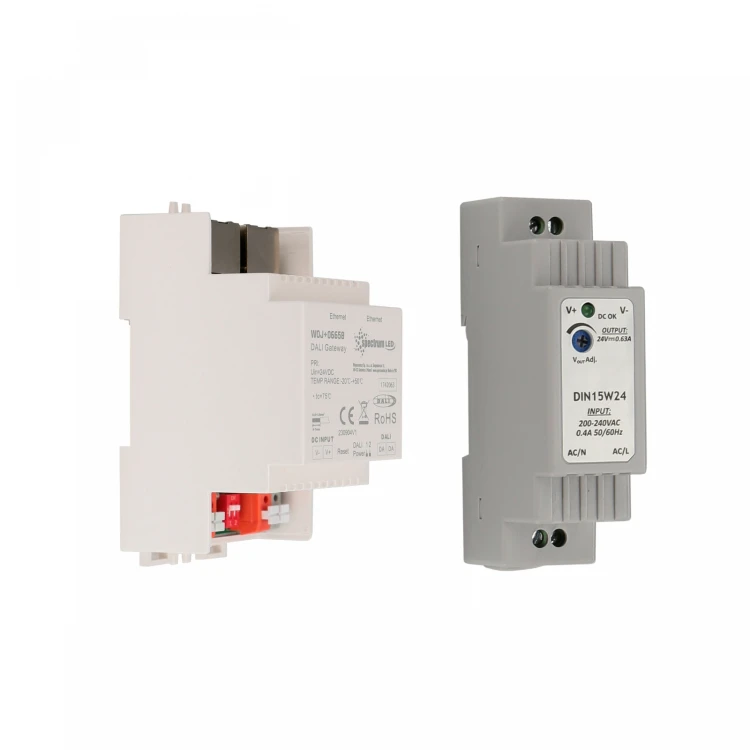 Bramka TUYA - DALI + Zasilacz 24V DIN WOJ+06723 SPECTRUM LED