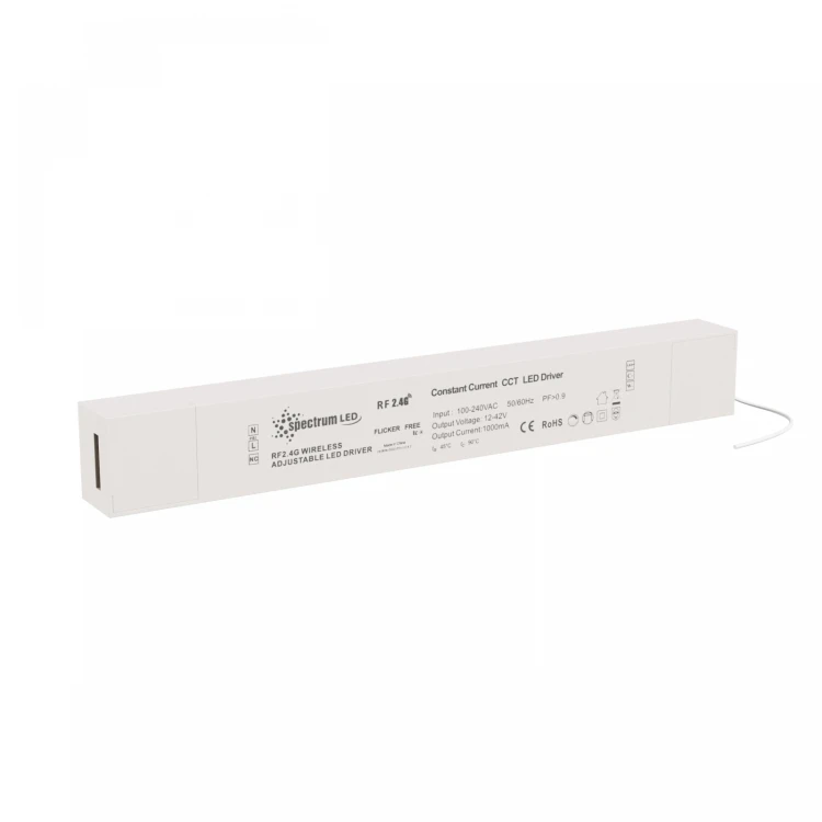 Zasilacz CC 500-1000mA 12V-42V MAX 42W CCT DImm Liniowy KONEKTO MESH WOJ+07005 SPECTRUM LED