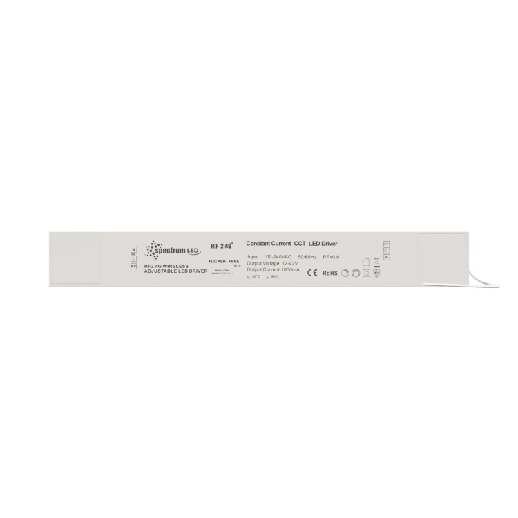 Zasilacz CC 500-1000mA 12V-42V MAX 42W CCT DImm Liniowy KONEKTO MESH WOJ+07005 SPECTRUM LED