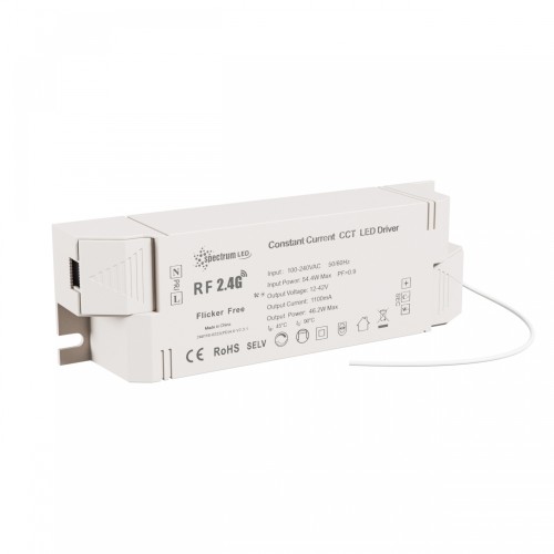 Zasilacz CC 550-1100mA 12V-42V MAX 46W CCT DImm Kompakt KONEKTO MESH WOJ+07007 SPECTRUM LED