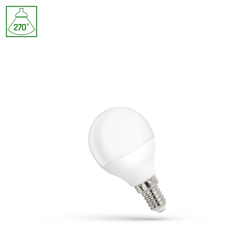 LED Kulka E-14 230V 1W NW WOJ+14446_1W SPECTRUM LED