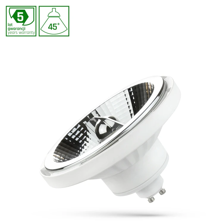LED AR111 GU10 230V 12W SMD 45ST CW biały 5 Lat Gwarancji WOJ+14565 SPECTRUM LED