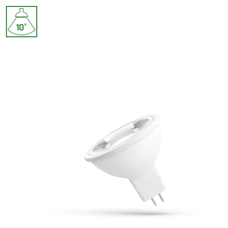 LED MR16 12V 5W SMD 10st NW z soczewką WOJ+14711 SPECTRUM LED