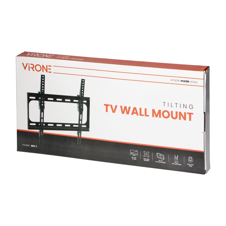 Uchylny uchwyt ścienny do telewizorów 32"-55" MH-1 Virone wieszak TV regulowany