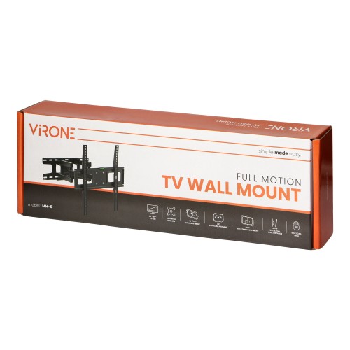 Obrotowy uchwyt ścienny do telewizorów 32"-55" MH-5 Virone z ramieniem ramię wieszak TV regulowany