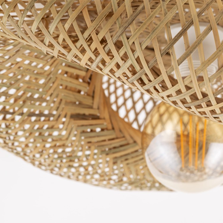 Lampa sufitowa Plafon Loft HAVANA S 11170 NOWODVORSKI Lighting w stylu boho rattanowa Inspiracje Premium - Outlet