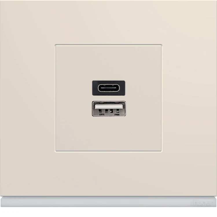 lumina/gallery Ładowarka USB A+C 3A mechanizm 2M WXF113 Intense Passion Soul HAGER POLO