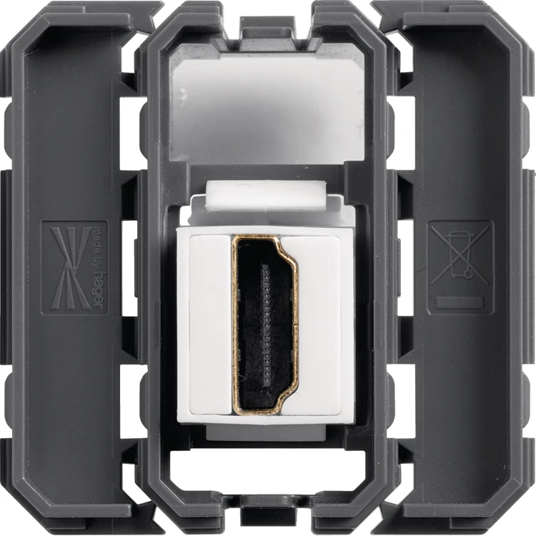 lumina/gallery gniazdo HDMI przelotowe mechanizm 2M/1M WXF633 Intense Passion Soul HAGER POLO