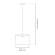 Lampa wisząca MORGAN 1xE27 ML1800 Milagro
