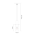 Lampa wisząca Arcadia Gold 1xE27 ML1816 Milagro