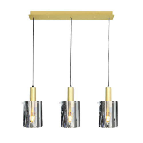 Lampa wisząca Arcadia Gold 3xE27 ML1817 Milagro