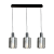 Lampa wisząca Arcadia Black 3xE27 ML1819 Milagro