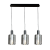 Lampa wisząca Arcadia Black 3xE27 ML1819 Milagro