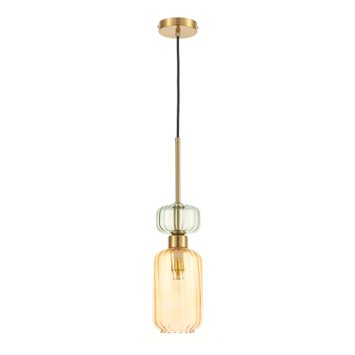 Lampa wisząca MOLLY AMBER 1xE14 ML1823 Milagro