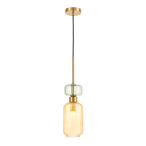 Lampa wisząca MOLLY AMBER 1xE14 ML1823 Milagro