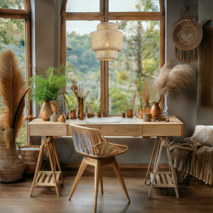 Lampa wisząca HESTIA 1xE27 ML1808 Milagro w stylu boho