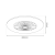 Lampowentylator ZEPHYR BLACK 48W LED+ PILOT ML1514 Milagro lampa z wentylatorem