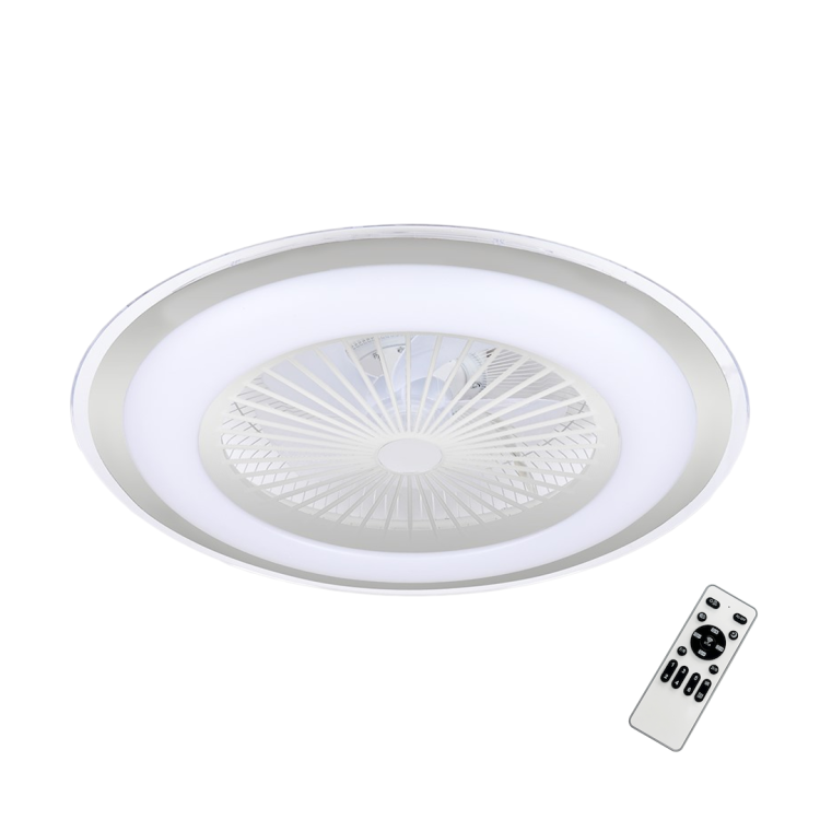 Lampowentylator ZEPHYR SILVER 48W LED+ PILOT ML1515 Milagro lampa z wentylatorem