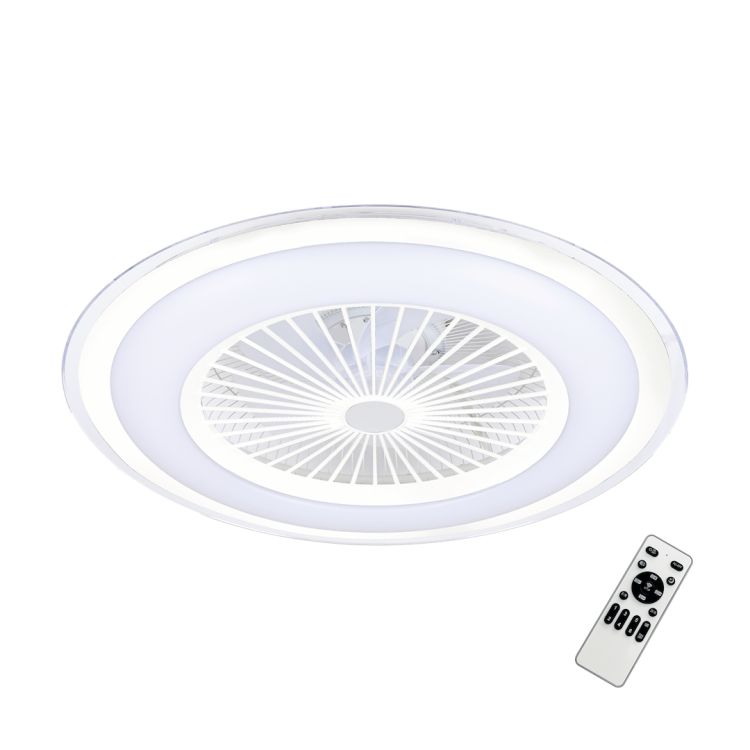 Lampowentylator ZEPHYR WHITE 48W LED+ PILOT ML1516 Milagro lampa z wentylatorem