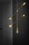 Lampa sufitowa wisząca Industrialna Loft STICKS GOLD V 9076 NOWODVORSKI Lighting E27 x5 nowoczesna oprawa oświetleniowa żyrandol metalowa nad stół blat wyspę złota złoty zwis Inspiracje Premium