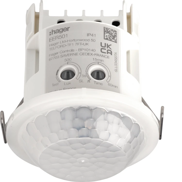 Czujnik ruchu/obecności 360° IR p/t, Ø10m EER501 Hager
