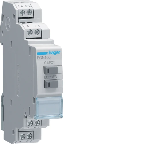 Wielofunkcyjny zegar cyfrowy z Bluetooth, 10A, 1-krotny EGN100 Hager